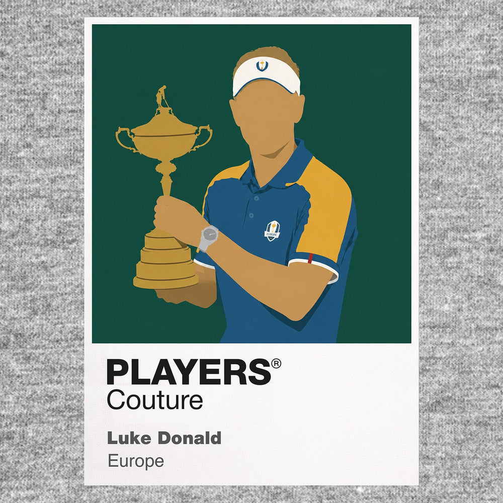 Luke Donald Golf Icon Frame Men's Polo Shirt