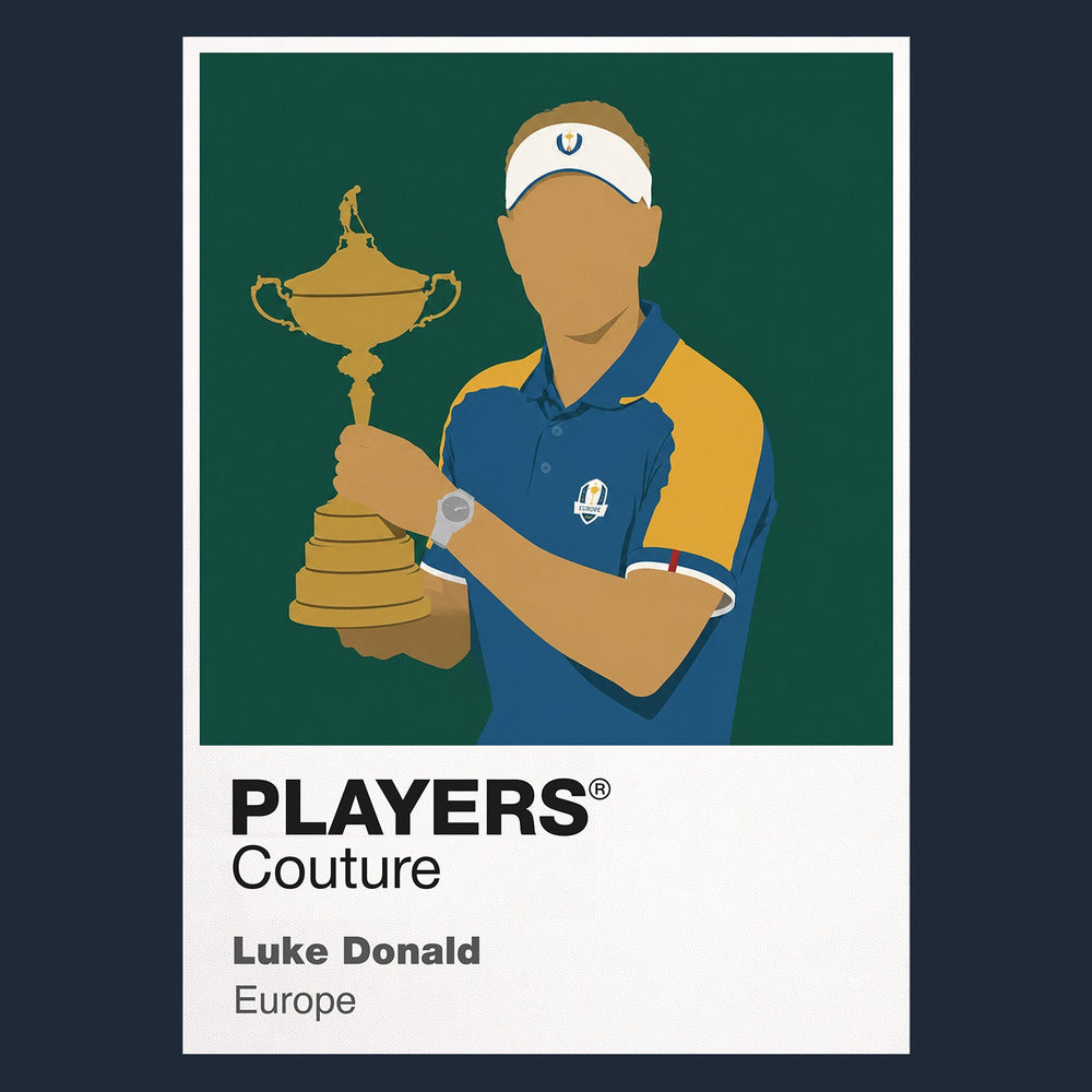 Luke Donald Golf Icon Frame Men's Polo Shirt