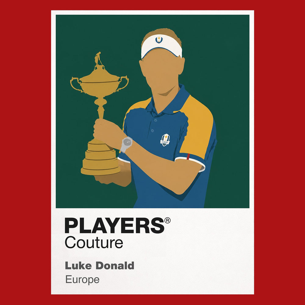 Luke Donald Golf Icon Frame Men's Polo Shirt