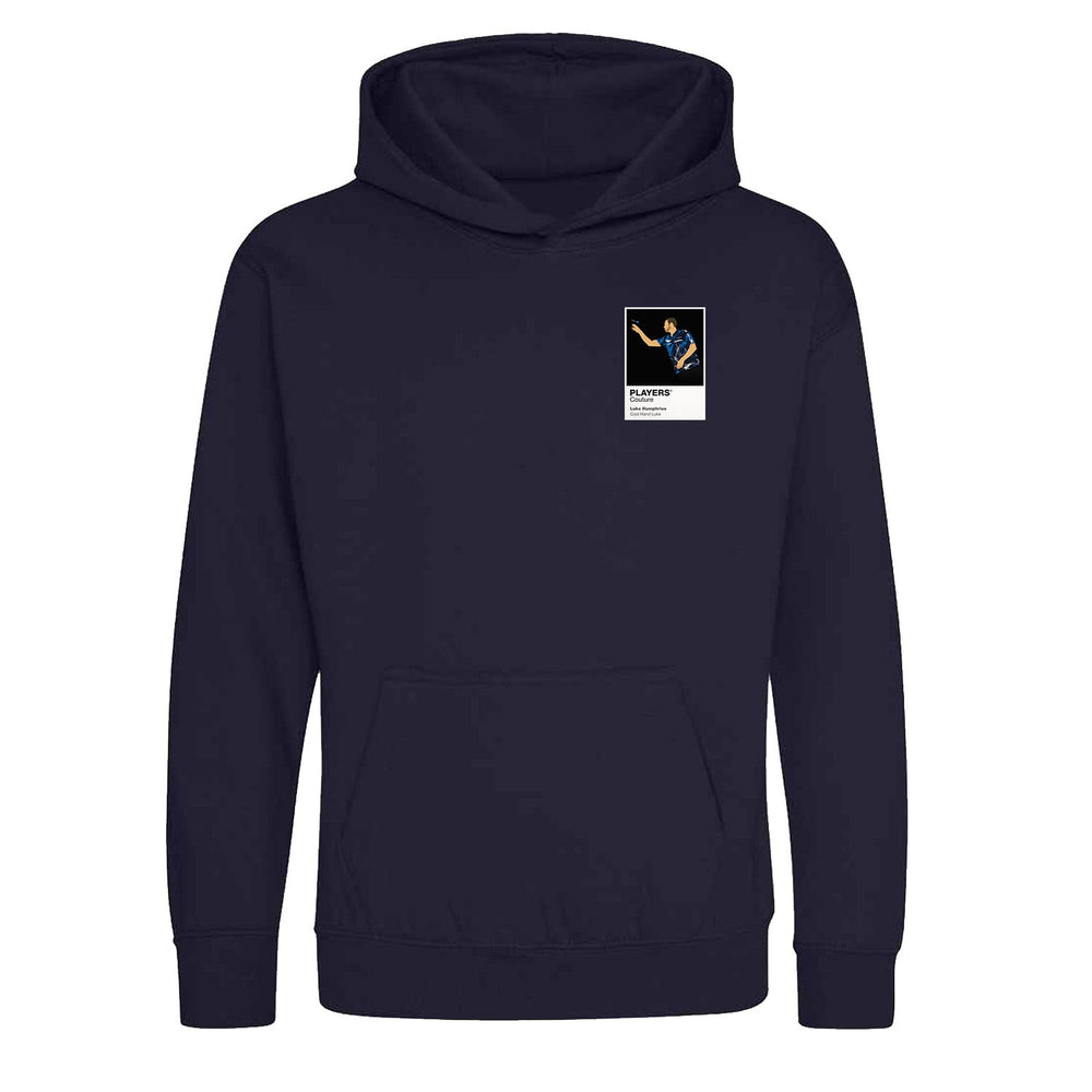 Luke Humphries Darts Icon Frame Kids Hoodie - Navy