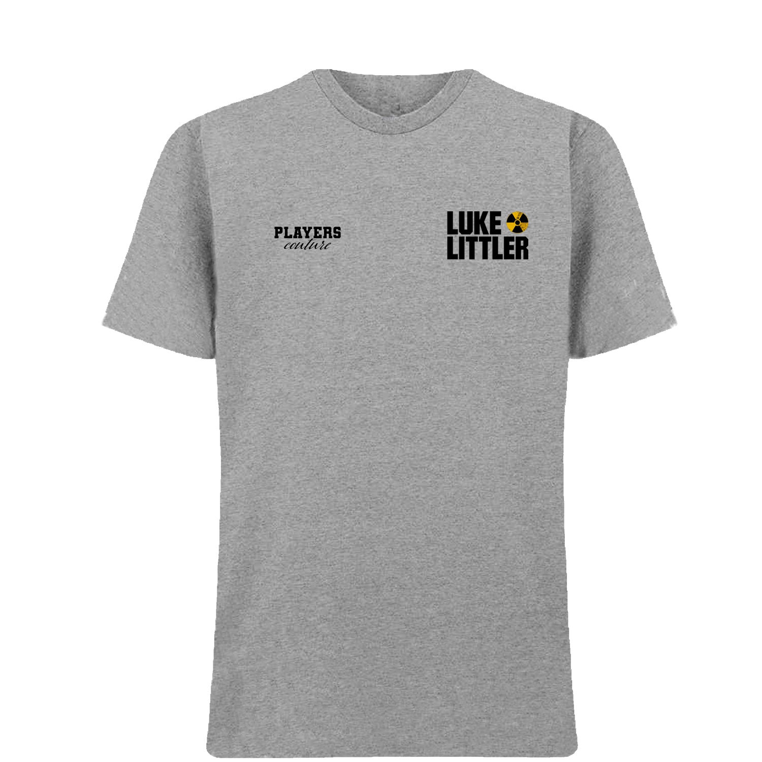 Luke Littler Logo Players Couture Mens T-Shirt Gray