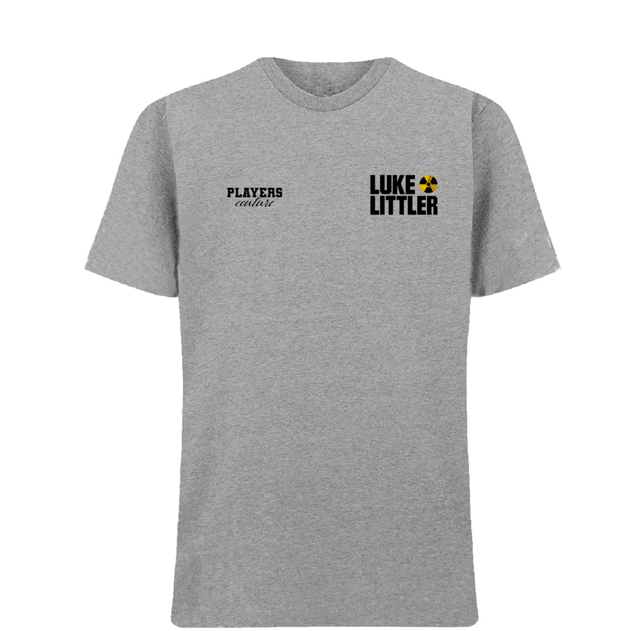 Luke Littler Logo Players Couture Mens T-Shirt Gray