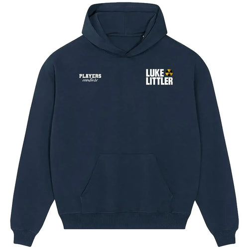 Luke Littler hoodie – navy men's hoodie featuring the Luke Littler Players Couture logo