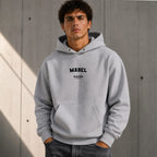 Mabel name-print hoodie - grey
