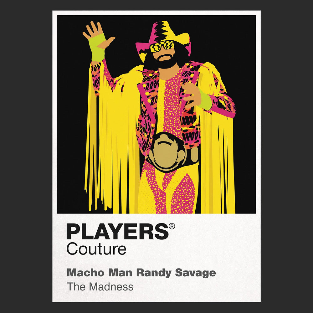 Macho Man Randy Savage Wrestling Icon Frame Men's Hoodie