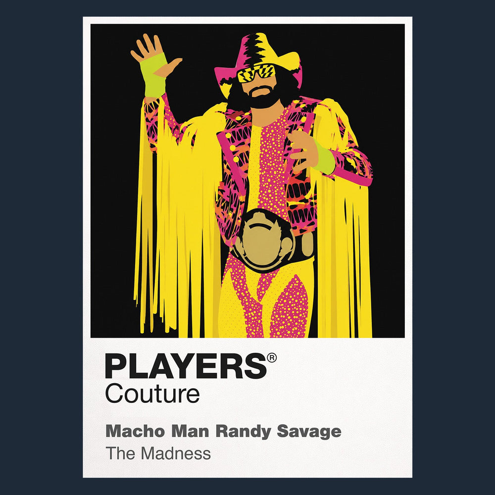 Macho Man Randy Savage Wrestling Icon Frame Men's Hoodie