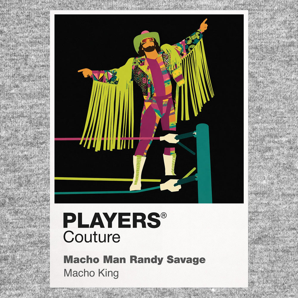 Macho Man Randy Savage 2 Wrestling Icon Frame Men's Hoodie