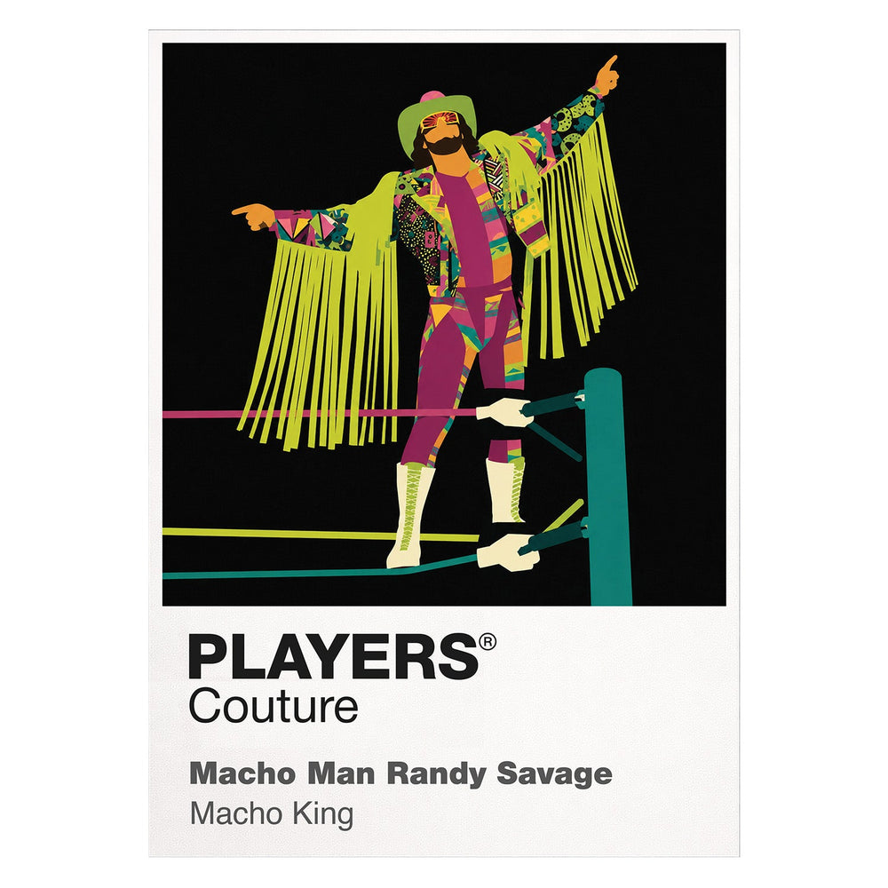 Macho Man Randy Savage 2 Wrestling Icon Frame Men's T-Shirt