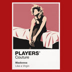 Madonna Madonna design two, presenting an alternative chapter of costume and stagecraft Icon Frame artwork in red