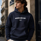 Magdalena Bay name-print hoodie - navy