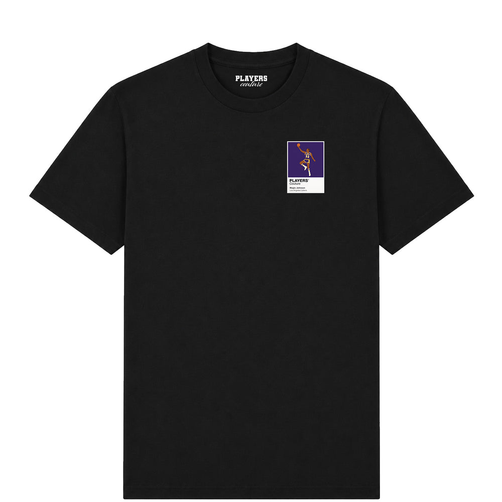 Magic Johnson Lakers Basketball Icon Frame Men's T-Shirt