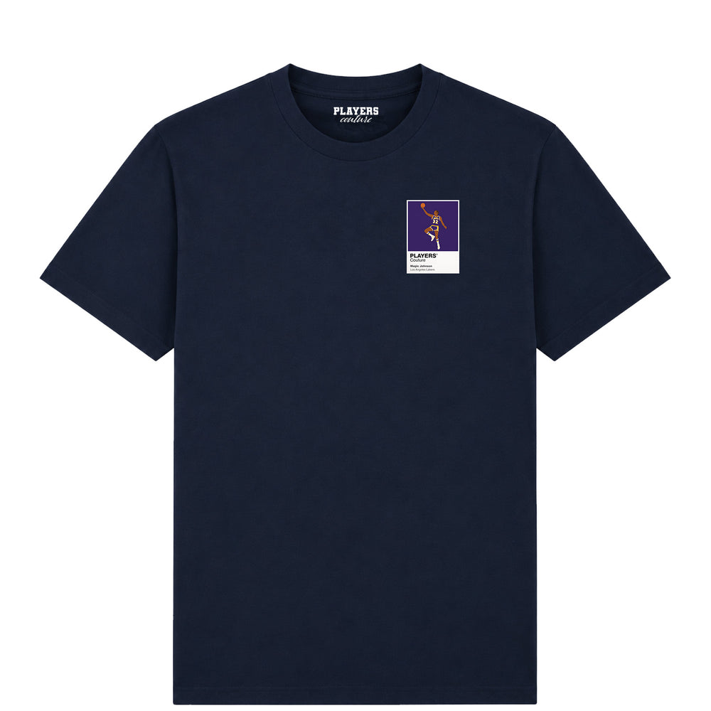 Magic Johnson Lakers Basketball Icon Frame Men's T-Shirt