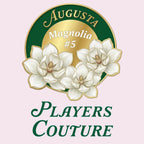 Magnolia Augusta Golf Ball Marker t-shirt – green men's t-shirt with white Magnolia Augusta Golf Ball Marker letters and