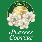 Magnolia Augusta Golf Ball Marker t-shirt – green men's t-shirt with white Magnolia Augusta Golf Ball Marker letters and
