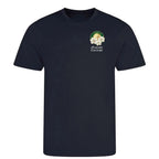 Magnolia Augusta Golf Ball Marker t-shirt – navy men's t-shirt with white Magnolia Augusta Golf Ball Marker letters and