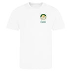 Magnolia Augusta Golf Ball Marker t-shirt – white men's t-shirt with black Magnolia Augusta Golf Ball Marker letters and