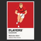 Malcolm Alker Salford Red Devils rugby league hoodie black