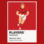 Malcolm Alker Salford Red Devils rugby league hoodie red