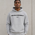 Malcolm Macdonald name-print hoodie - grey