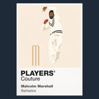 Malcolm Marshall Cricket Icon Frame - Icon Design (View 11)