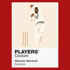 Malcolm Marshall Cricket Icon Frame - Icon Design