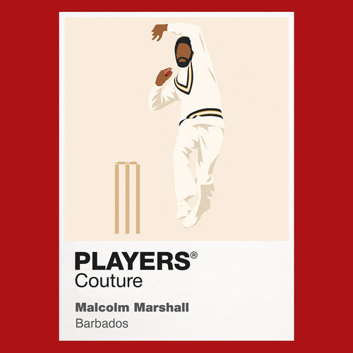 Malcolm Marshall Cricket Icon Frame - Icon Design