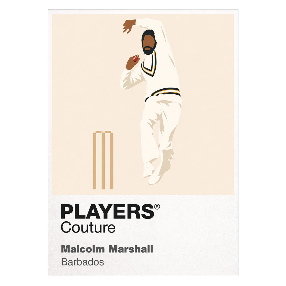 Malcolm Marshall Cricket Icon Frame - Icon Design
