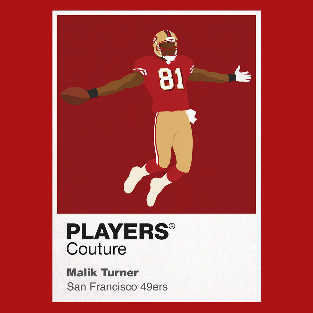 Malik Turner 49ers American Football Icon Frame Men's Hoodie