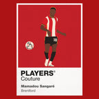 Mamadou Sangaré Brentford Men's Hoodie - Red
