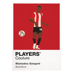 Mamadou Sangaré Brentford Men's T-Shirt - White