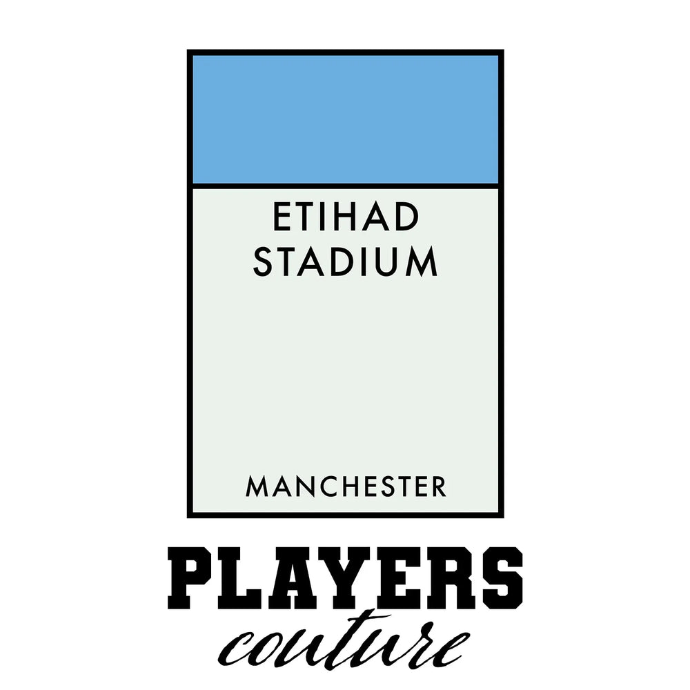 Manchester City Monopoly Card Players Couture Mens T-Shirt - White / S | Football, Manchester City, Men's, Monopoly Card Collection, T-Shirts, Volume 2