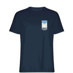 Manchester City Monopoly Card t-shirt – red men's t-shirt with white Manchester City Monopoly Card letters and Players