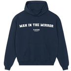 Man In The Mirror Hoodie Navy