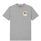 Man o’ War horse racing T-shirt – mens grey tshirt view