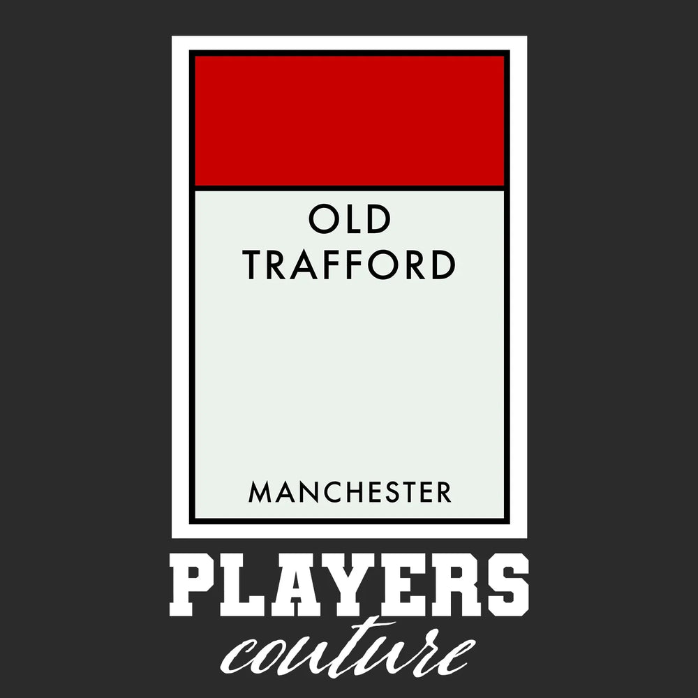 Manchester United Monopoly Card Players Couture Mens T-Shirt