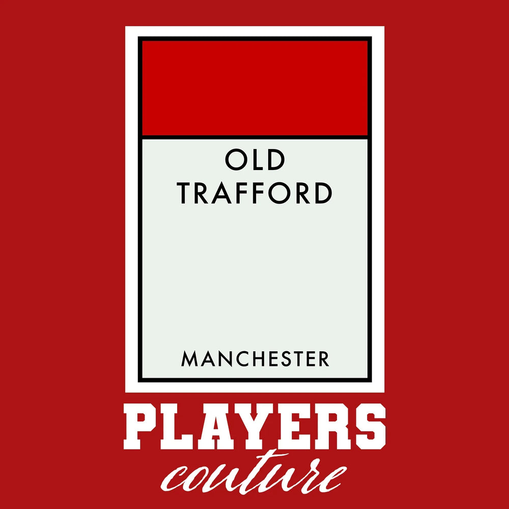 Manchester United Monopoly Card Players Couture Mens T-Shirt