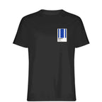 Manchester United Blue & White t-shirt – blue men's t-shirt featuring the Manchester United Blue & White Players Couture logo