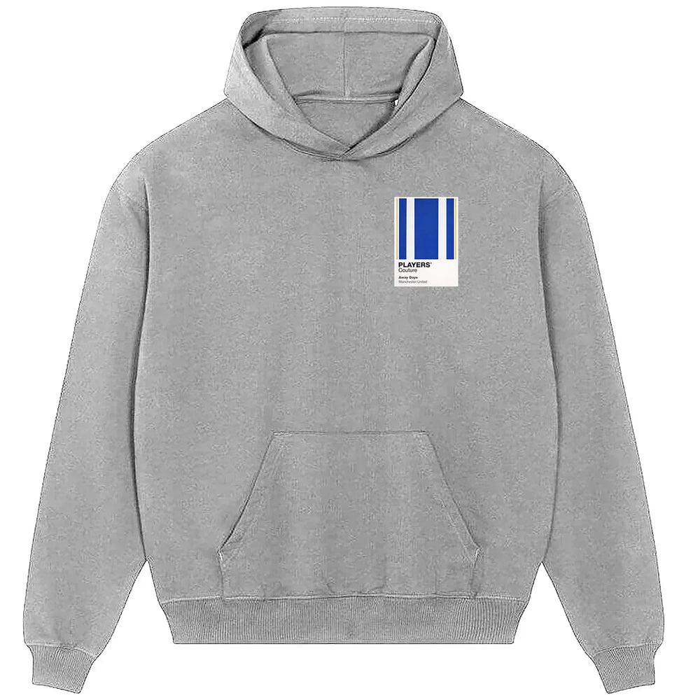 Manchester United Away 94 hoodie – blue men's hoodie featuring the Manchester United Away 94 Players Couture logo