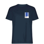 Manchester United Blue & White t-shirt – blue men's t-shirt featuring the Manchester United Blue & White Players Couture logo