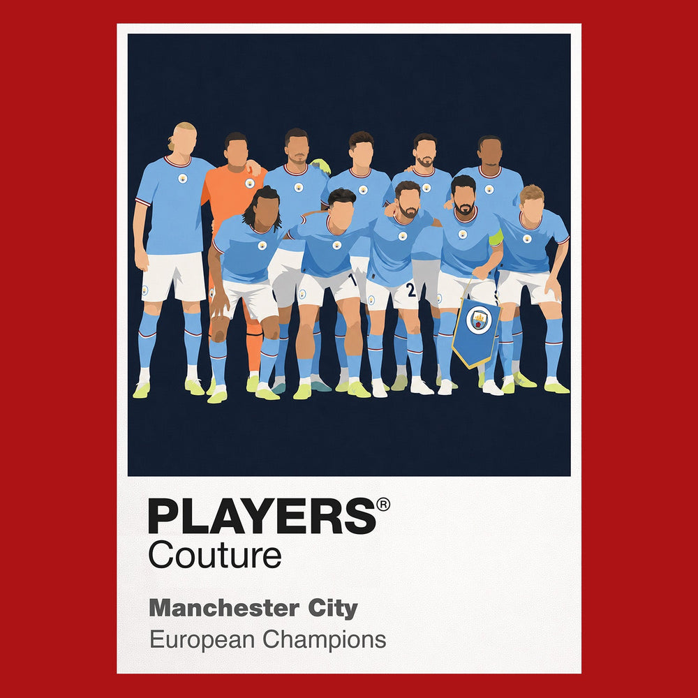 Manchester City Manchester City red Icon Frame artwork detail