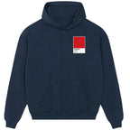 Manchester United hoodie – red men's hoodie featuring the Manchester United Players Couture logo