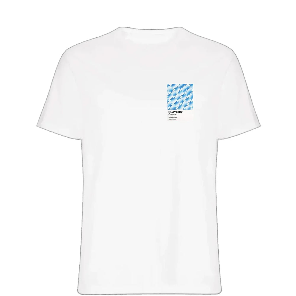 Manchester United Sharp Blue t-shirt – blue men's t-shirt featuring the Manchester United Sharp Blue Players Couture logo