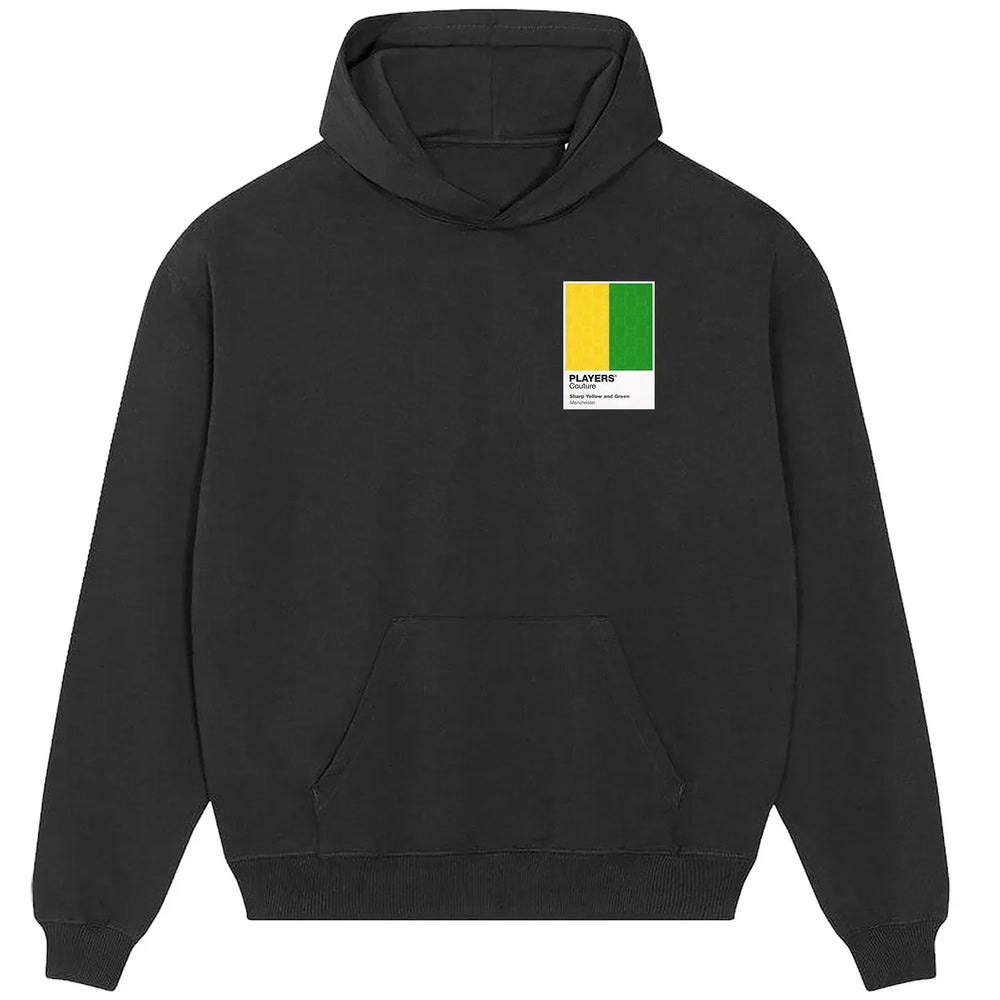 Manchester United Yellow & Green hoodie – yellow men's hoodie featuring the Manchester United Yellow & Green Players Couture