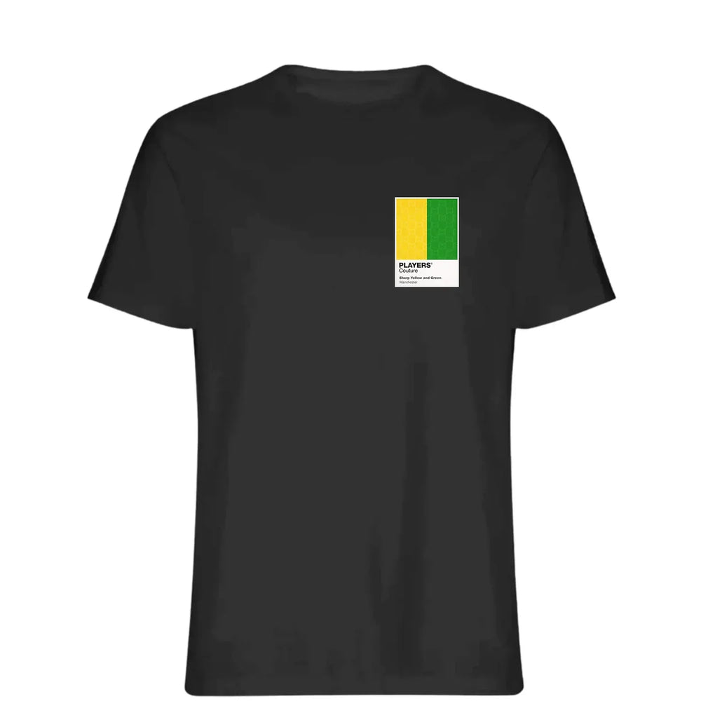 Manchester United Yellow & Green t-shirt – yellow men's t-shirt featuring the Manchester United Yellow & Green Players