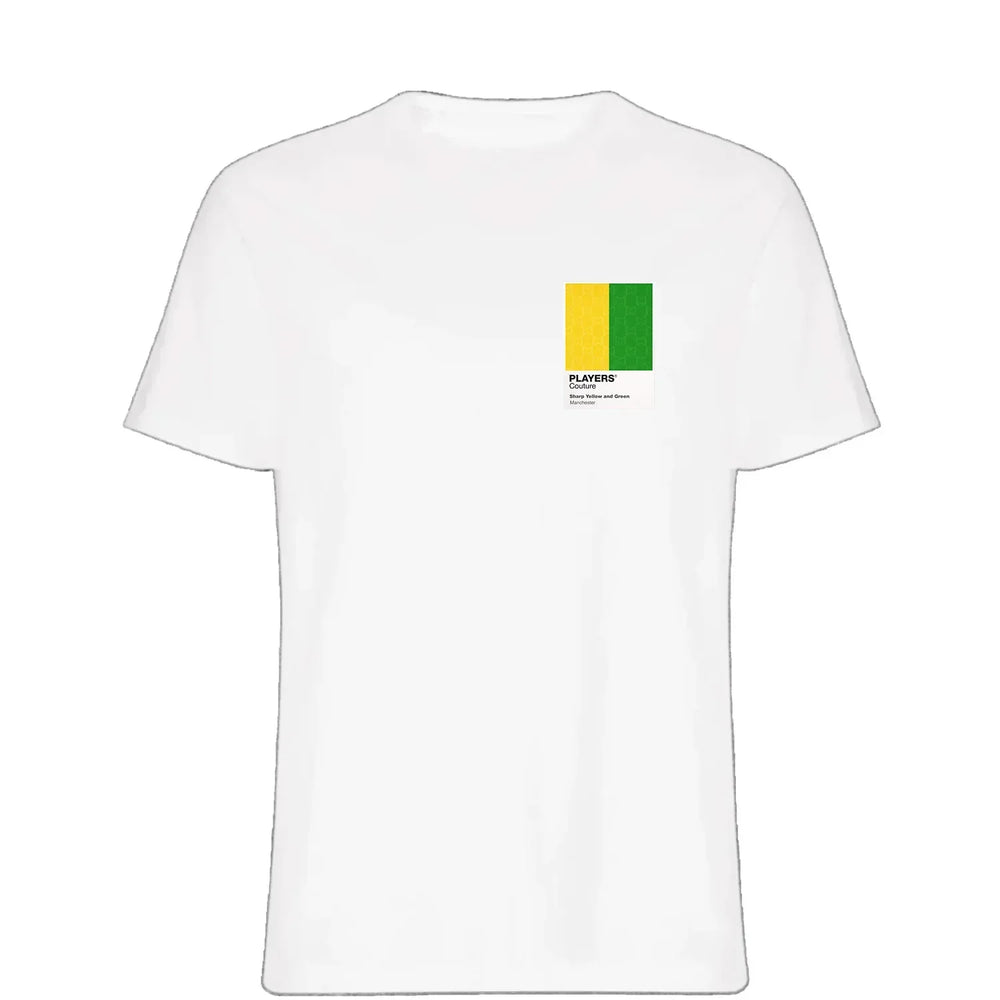 Manchester United Yellow & Green t-shirt – yellow men's t-shirt featuring the Manchester United Yellow & Green Players