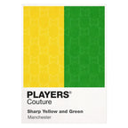 Manchester United Yellow & Green Classic Football Shirt Colours Frame Men's T-Shirt – yellow close-up detail shot of the