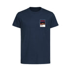Mané, Firmino and Salah Liverpool Icons in Lights Frame Kids T-Shirt in Navy