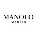 Manolo Logo Men's Hoodie – white close-up detail shot of the Manolo Players Couture logo design