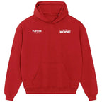 Manu Kone Logo Players Couture Men's Casual Hoodie - Red / S | Borussia Mönchengladbach, Fashion Collection, Football, France, Hoodies, Men's, Roma, Toulouse, Volume 1