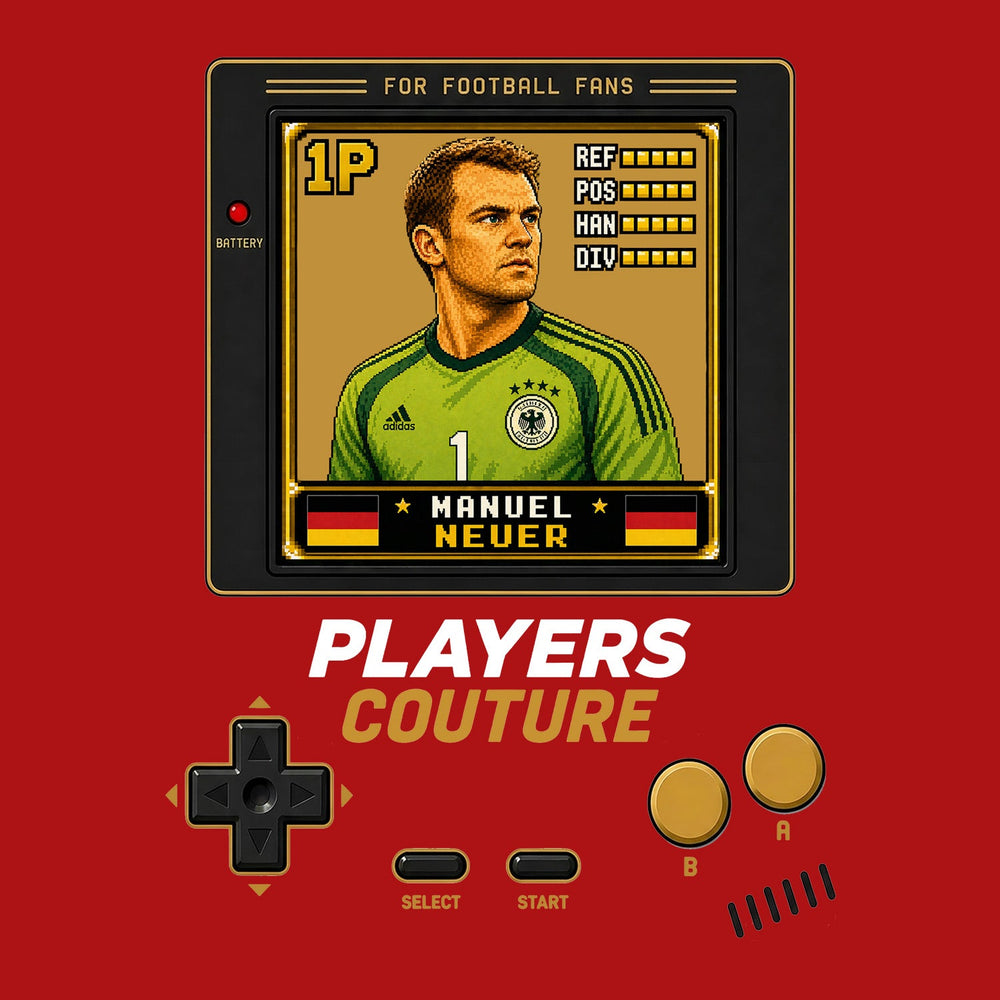 Manuel Neuer 1P 8-Bit hoodie retro gaming design by Players Couture